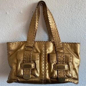 Michael Kors Gold Metallic Purse